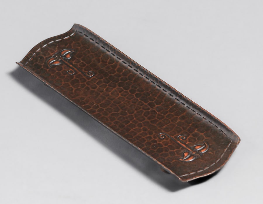 Roycroft Hammered Copper Pen Tray c1920s (1 of 5)