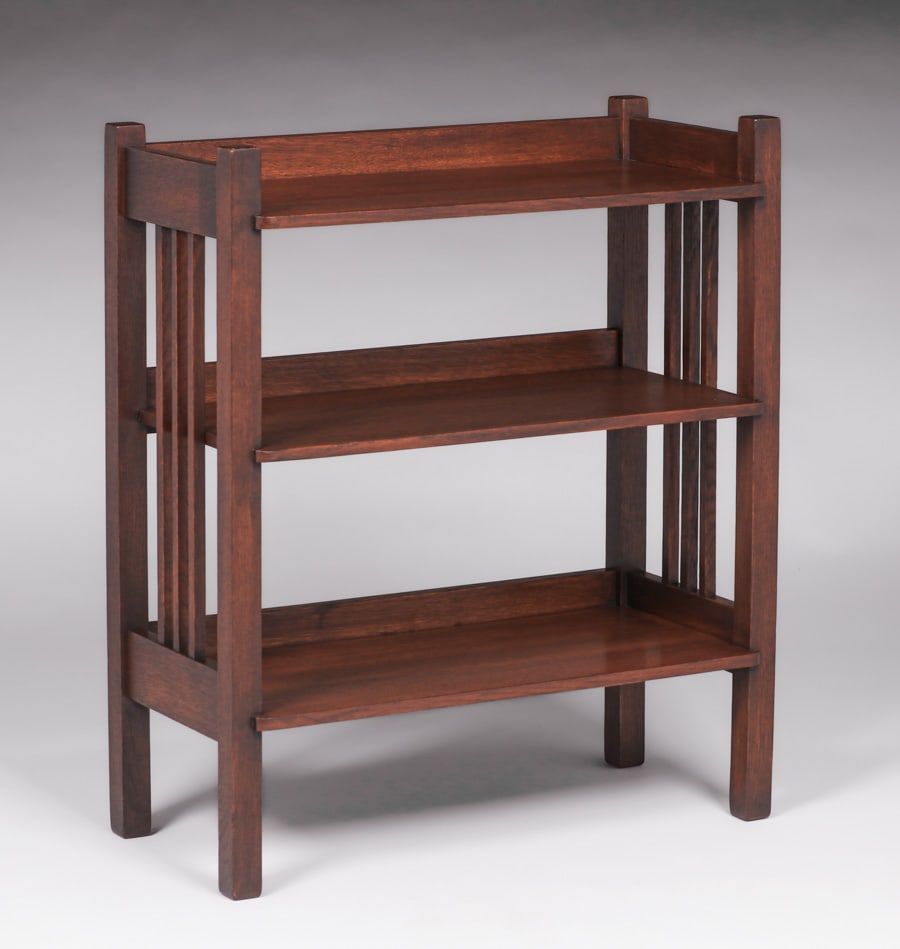 Stickley Brothers Spindled Bookshelf c1910 (1 of 5)