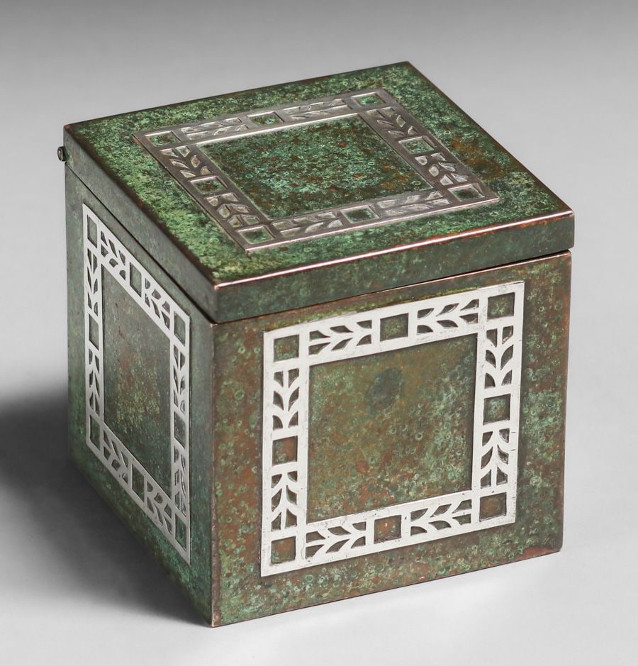 Heintz Sterling on Bronze Inkwell c1915 (1 of 7)