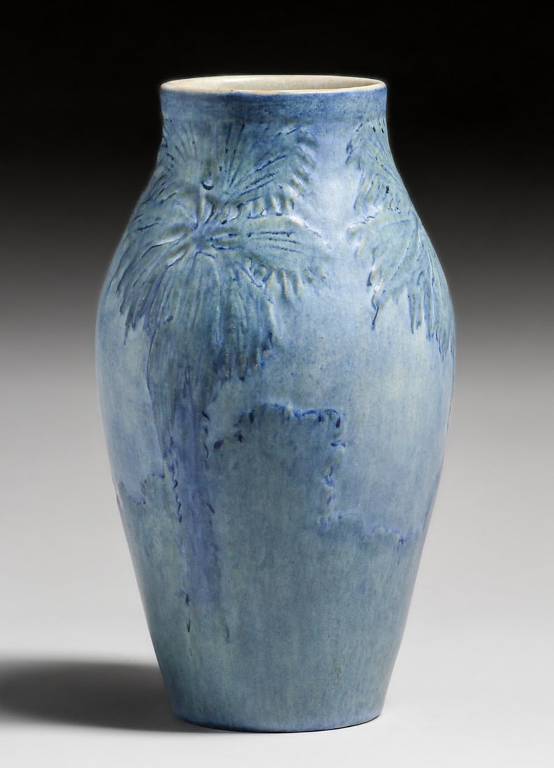 Newcomb College Henrietta Bailey Palm Tree Vase 1931 (1 of 7)