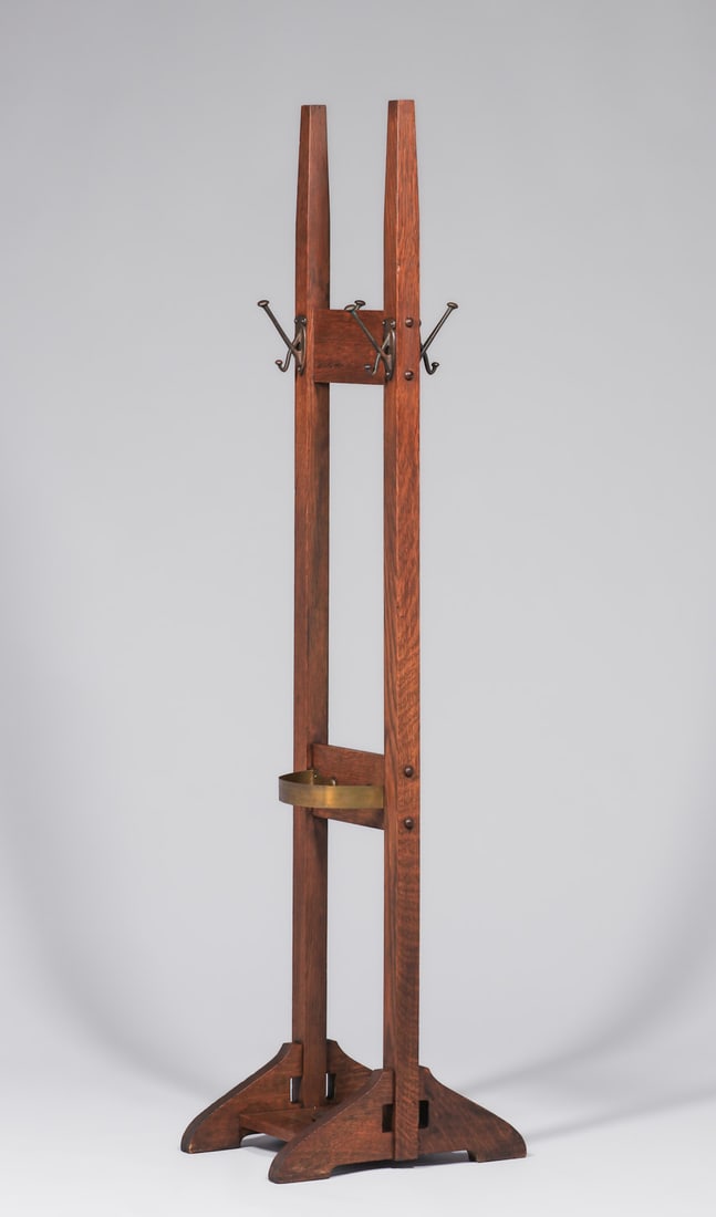 Grand Rapids Cutout Double Coatrack c1905 (1 of 6)