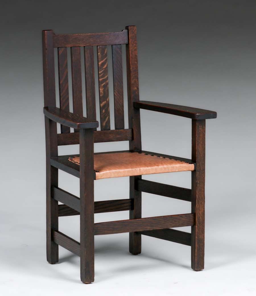 Stickley Brothers Child's Armchair c1910 (1 of 4)