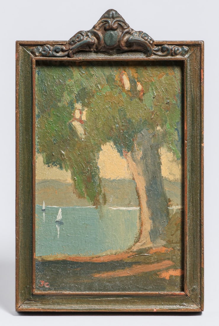 Jack Cassinetto (1944-2018) California Painting "Sailing on the Bay" 1998 (1 of 4)