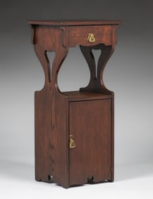 Grand Rapids One-Door Cellarette c1910