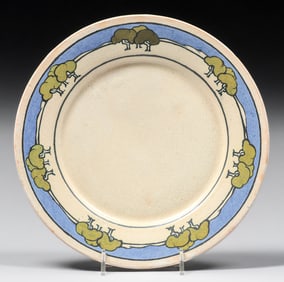 Saturday Evening Girls Triple Oak Tree Plate 1915