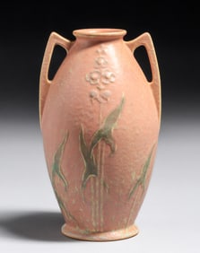 Roseville Pottery Cremora Two-Handled Vase c1928