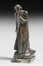 Hans Muller (Austrian 1873-1937) Bronze Figure "Dante" c1905