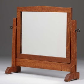 Gustav Stickley #908 Table-Top Dressing Mirror c1912-1915