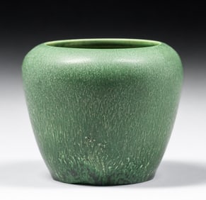 Hampshire Pottery Matte Green Vase c1910