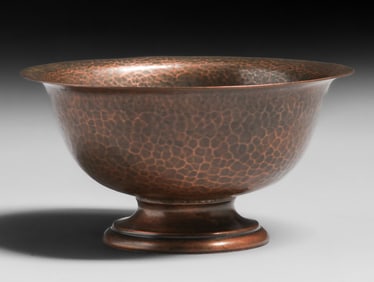 George Christian Gebelein - Boston Hammered Copper Bowl c1920s