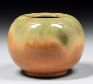 Fulper Pottery Spherical Vase c1910s