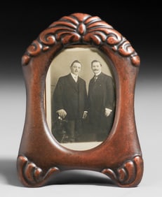 Arts & Crafts Hammered Copper Picture Frame c1910s