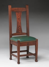 Roycroft #030 Chestnut Side Chair c1910