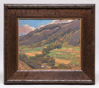 Edgar Payne (1883-1947) Painting "Near St. Gervais - France" c1922-1924