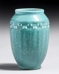Rookwood Pottery #2284 Matte Blue Vase 1928