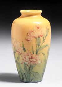 Rookwood Pottery John D. Wareham Floral Wax Matte Vase 1926