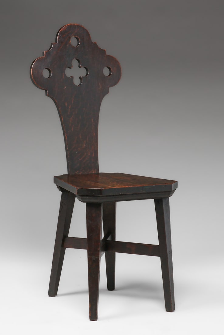 Early Stickley Brothers Cutout Side Chair c1902 (1 of 4)