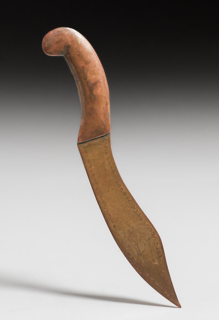 Arts & Crafts Period Hand-Crafted Brass Paper Knife c1910s (1 of 4)