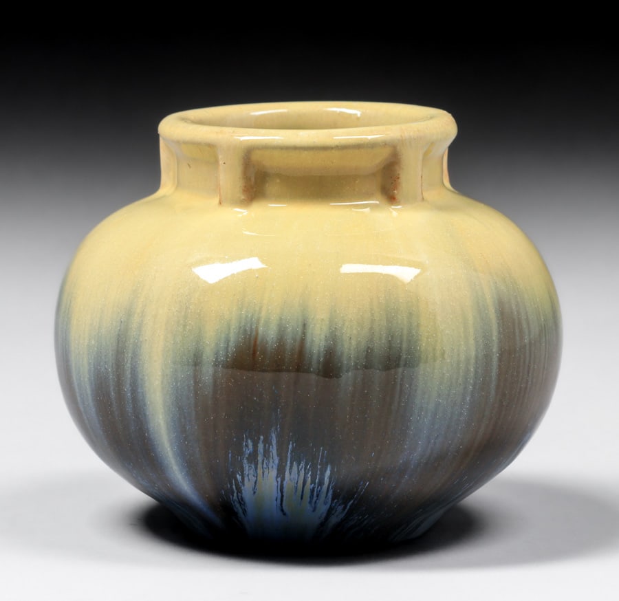 Fulper Pottery Spherical Vase c1910 (1 of 5)
