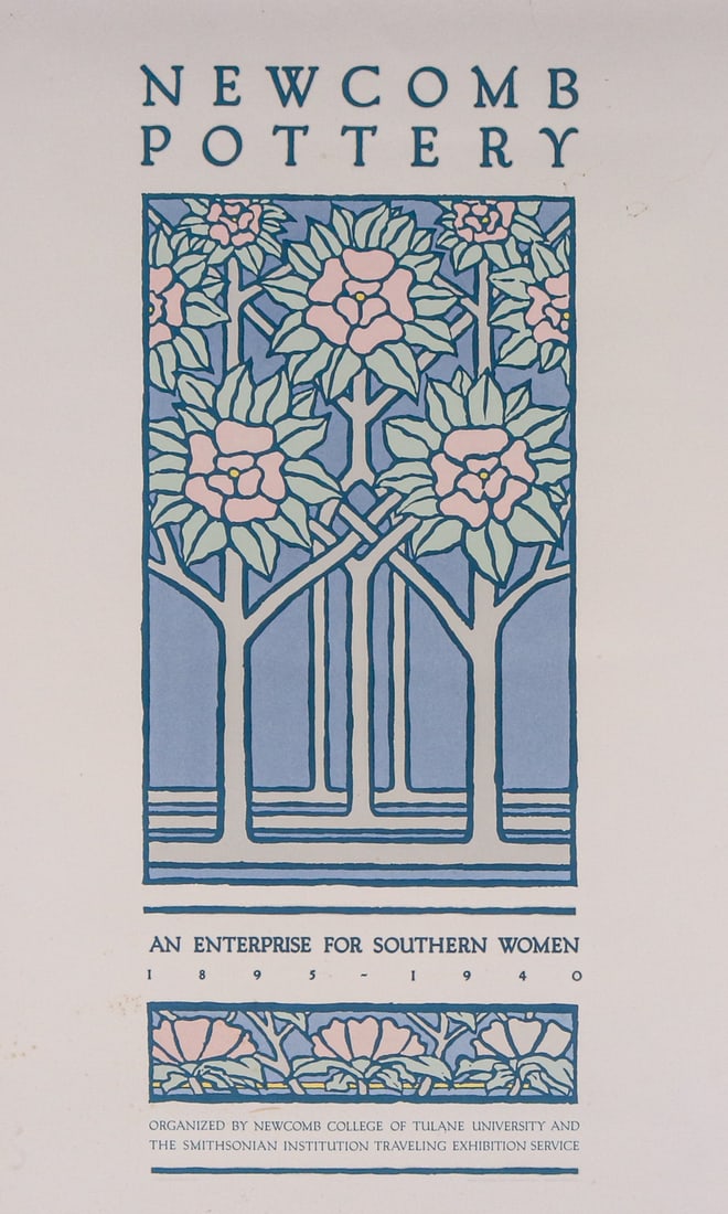 Newcomb College Art Pottery Exhibition Poster 1984 (1 of 2)