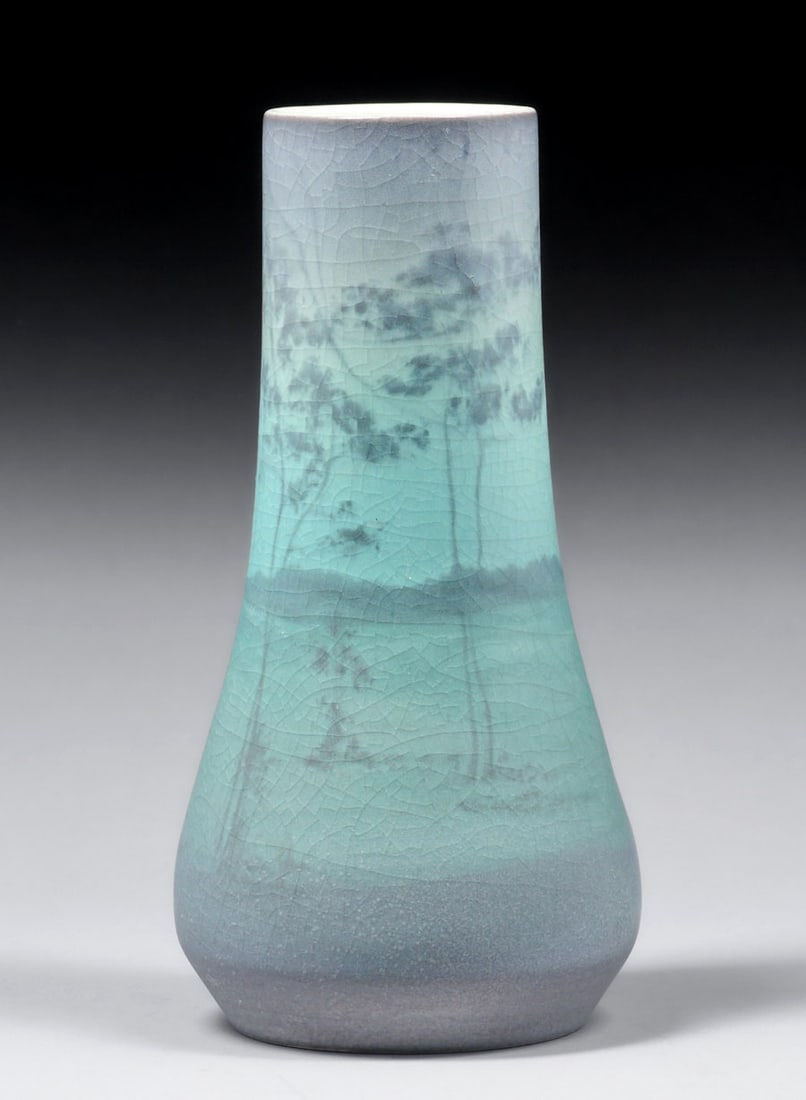 Rookwood Pottery Alice Craven Scenic Vase 1917 (1 of 4)