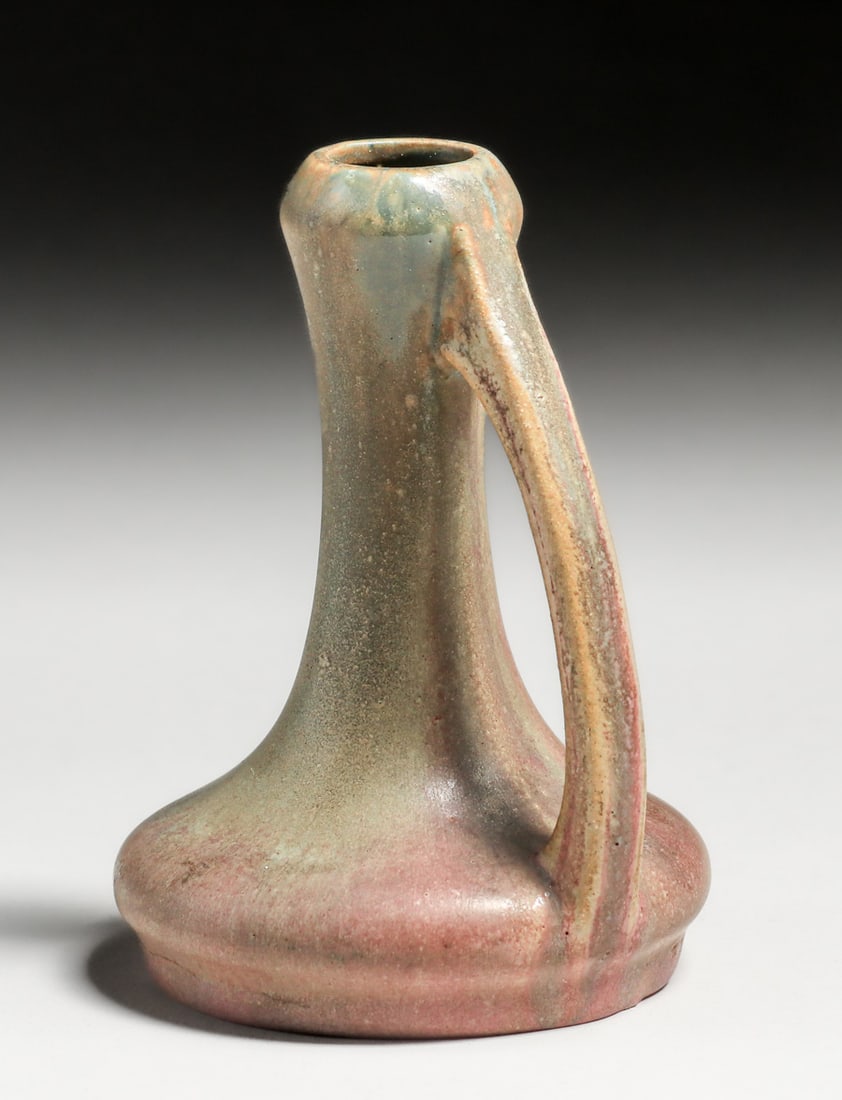 Fulper Pottery #38B One-Handled Candlestick c1917-1920 (1 of 6)