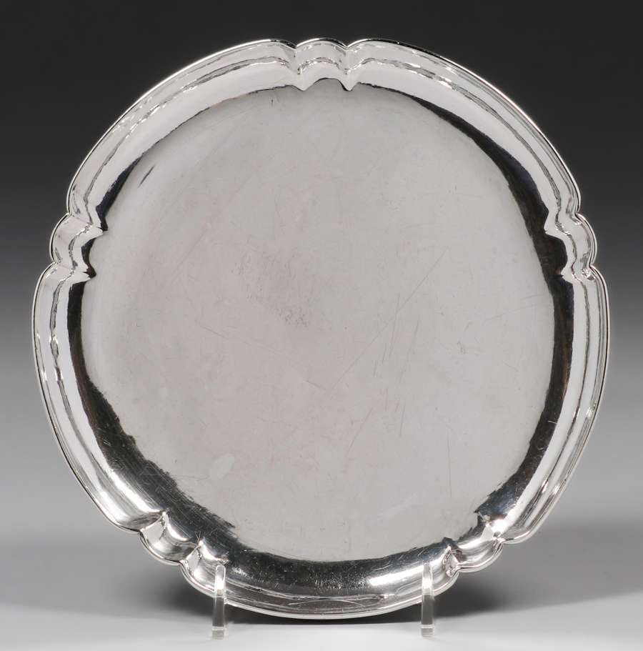TC Shop - Chicago Hammered Sterling Silver Tray c1910s (1 of 5)