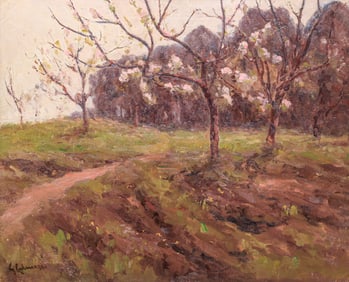 Giuseppe Cadenasso (1858-1918) California Trees in Bloom c1911