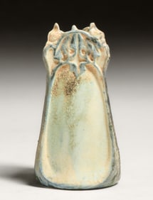Denbac Pottery - French Miniature Monochromatic Glazed Vase c1900s