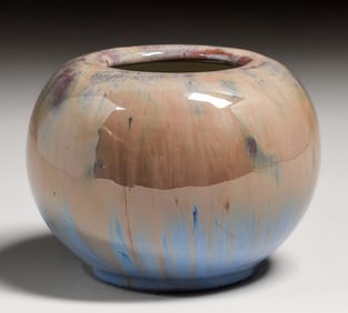 Fulper Pottery Spherical Vase c1910s