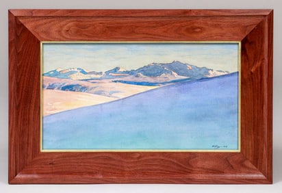 Gunnar Mauritz Widforss (1879 – 1934) Watercolor Kebnekaise Mountain Sweden 1918