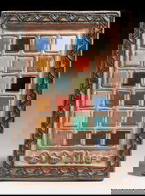 Rare Solon & Schemmel S&S Tile Co - San Jose, CA Glaze Sample Tile c1920s