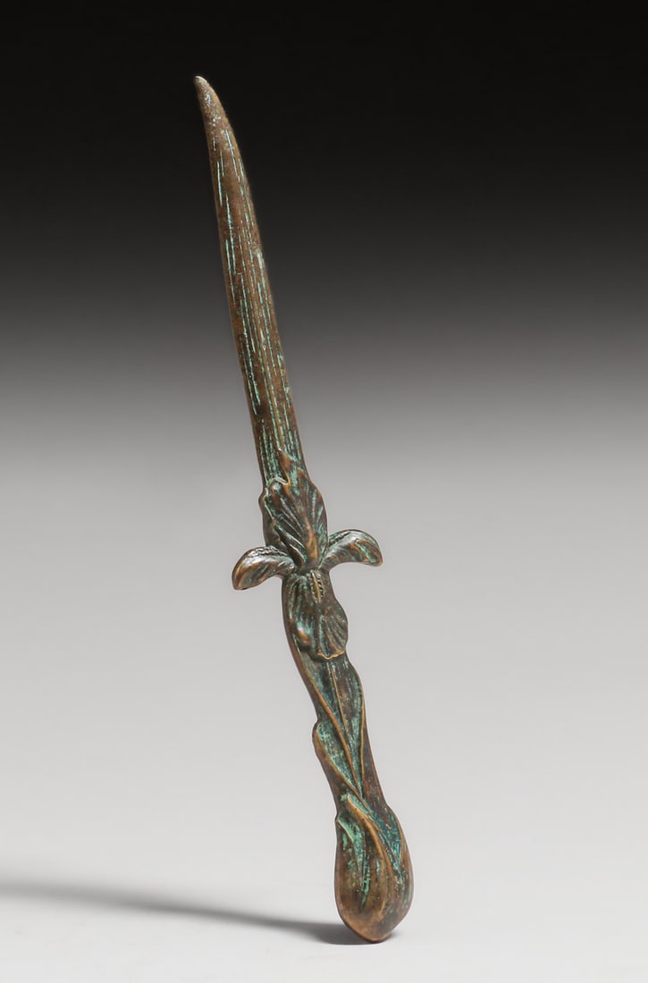 Art Nouveau Bronze Letter Opener c1910 (1 of 5)