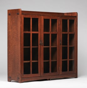 Limbert #323 Three-Door Bookcase c1910