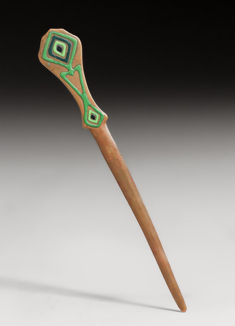 Art Crafts Shop - Buffalo, NY Bronze & Enamel Letter Opener c1905 (1 of 4)