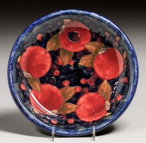 Moorcroft Pottery Pomegranate Plate c1920s