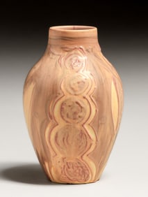 Rookwood Pottery Elizabeth Barret Art Deco Carved Vase 1929