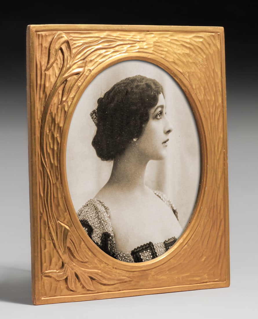 Arts & Crafts - Art Nouveau Hand-Carved Gilded Frame c1900s (1 of 5)