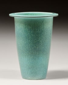 Rookwood Pottery #2616 Flared Green Vase 1923