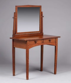 Gustav Stickley Two-Drawer Vanity c1912-1915