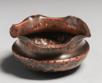 Apollo Studios - New York Hammered Copper Small Vase c1910