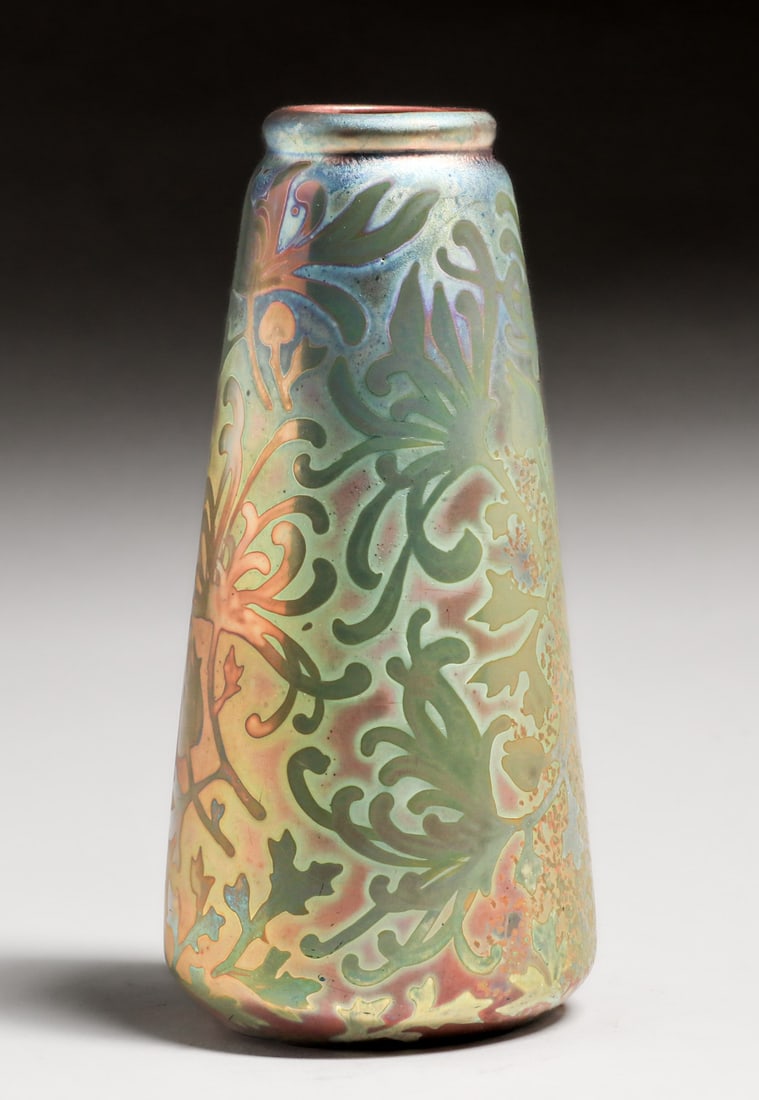 Weller Sicard Iridecent Vase c1905 (1 of 6)