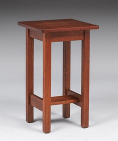 L&JG Stickley Square Side Table c1908-1912
