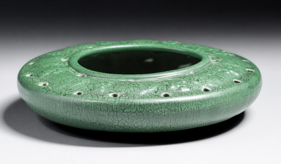 Weller Bedford Matte Green Bowl c1910s (1 of 5)