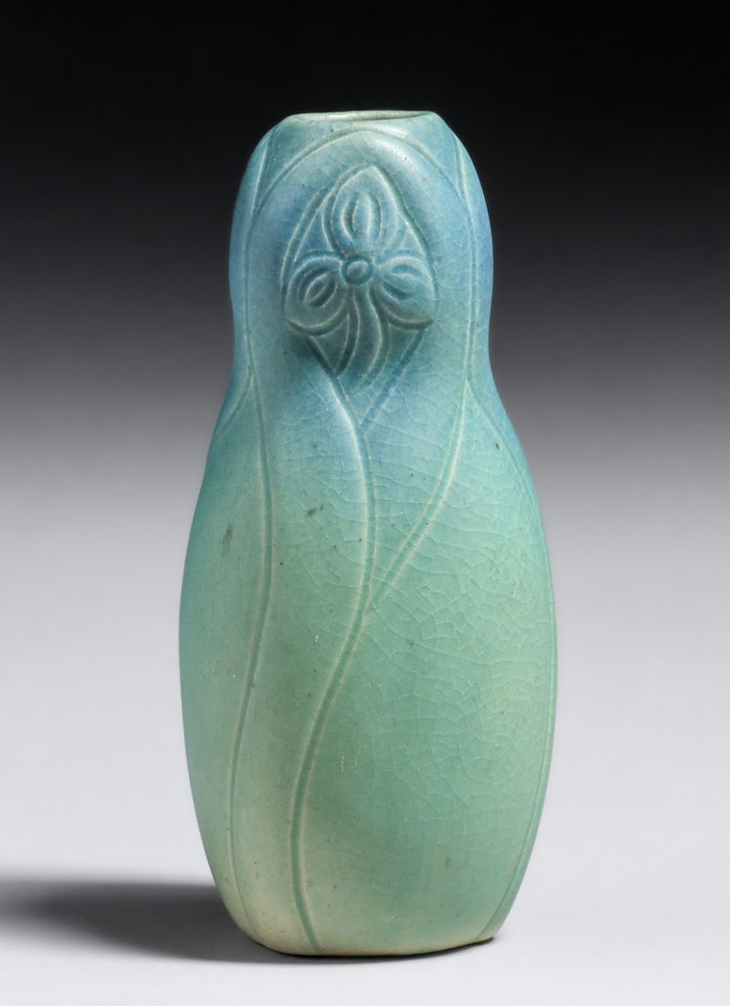 Van Briggle Persian Blue Vase c1922-1926 (1 of 3)