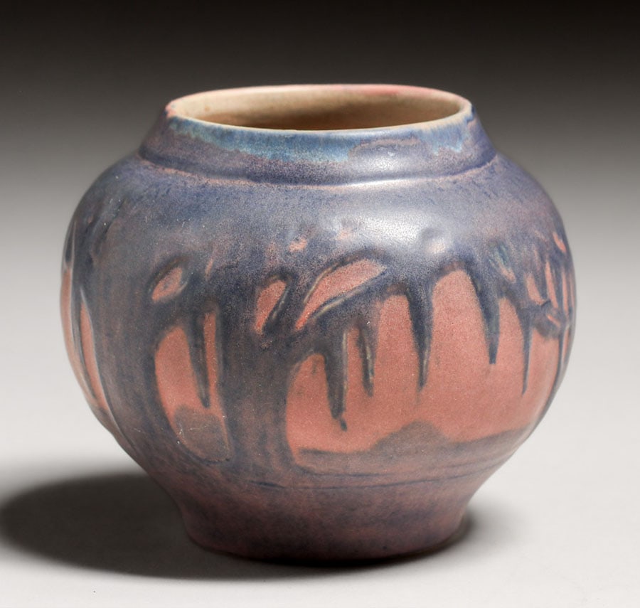 Newcomb College Sadie Irvine Scenic Vase 1927 (1 of 4)