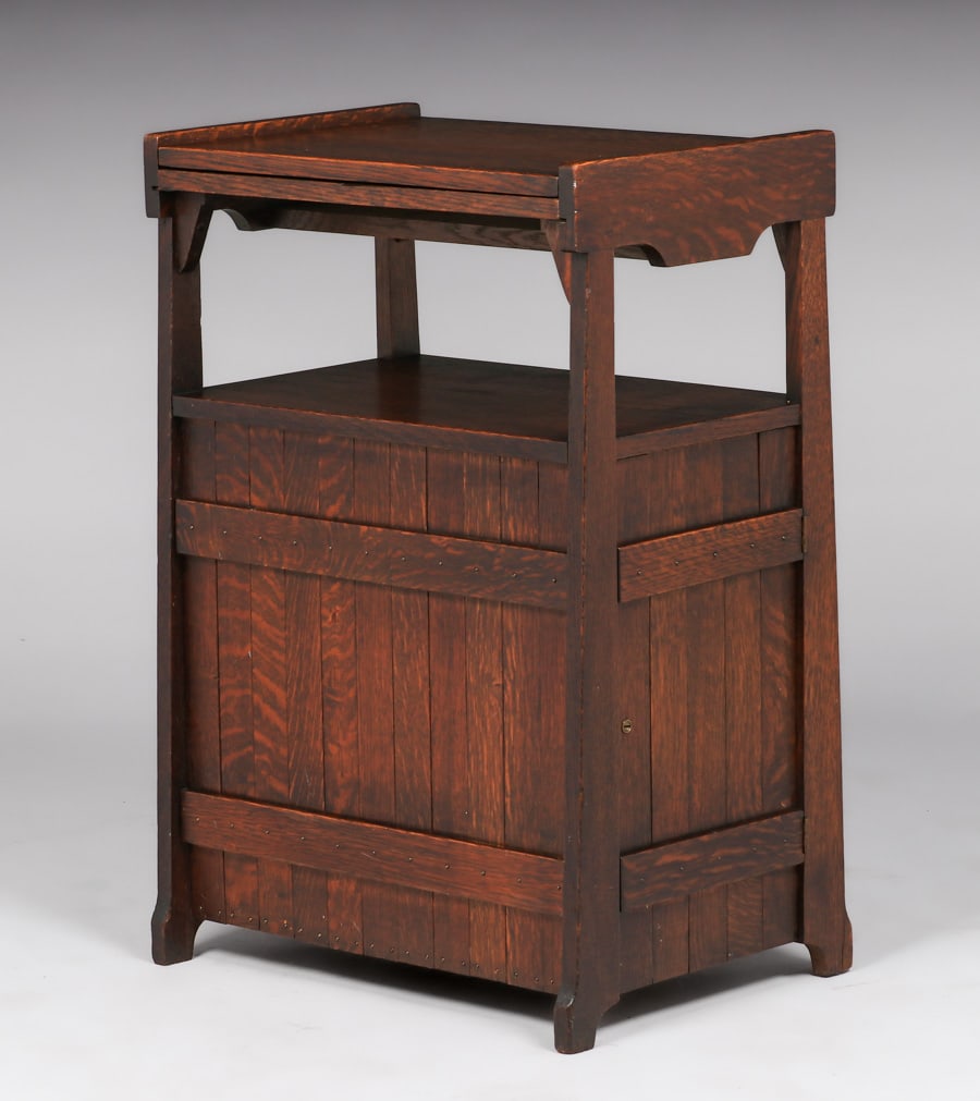 Lakeside Crafts Shop - Sheboygan, WI Flip-Top Cellarette c1910 (1 of 4)