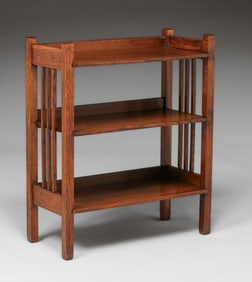 Stickley Brothers Spindled Bookshelf c1910