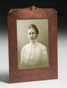 Arts & Crafts Hammered Copper Picture Frame c1910