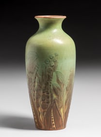 Tall Rookwood Pottery William Hentschel Decorated Vase 1927